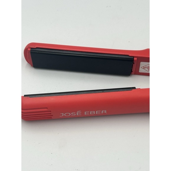 Jose Eber Pro Series Ceramic Red Flat Iron Straightener 1 inch plate Tested - Picture 3 of 8